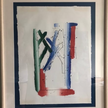 1970s Turner Design Mod Abstract Wall Art 36 X36 Apartment