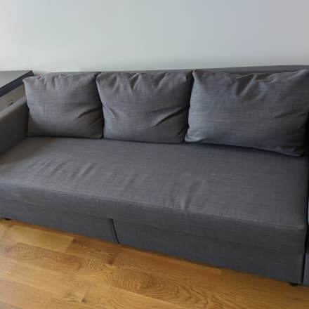 Ikea Balkarp Sleeper Sofa Knisa Black For Sale Apartment