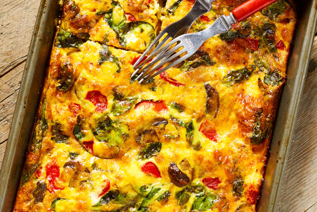 Recipe Veggie Supreme Egg Bake Kitchn