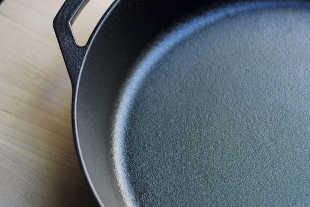 Season Cast Iron Skillet Flaxseed Oil Kitchn