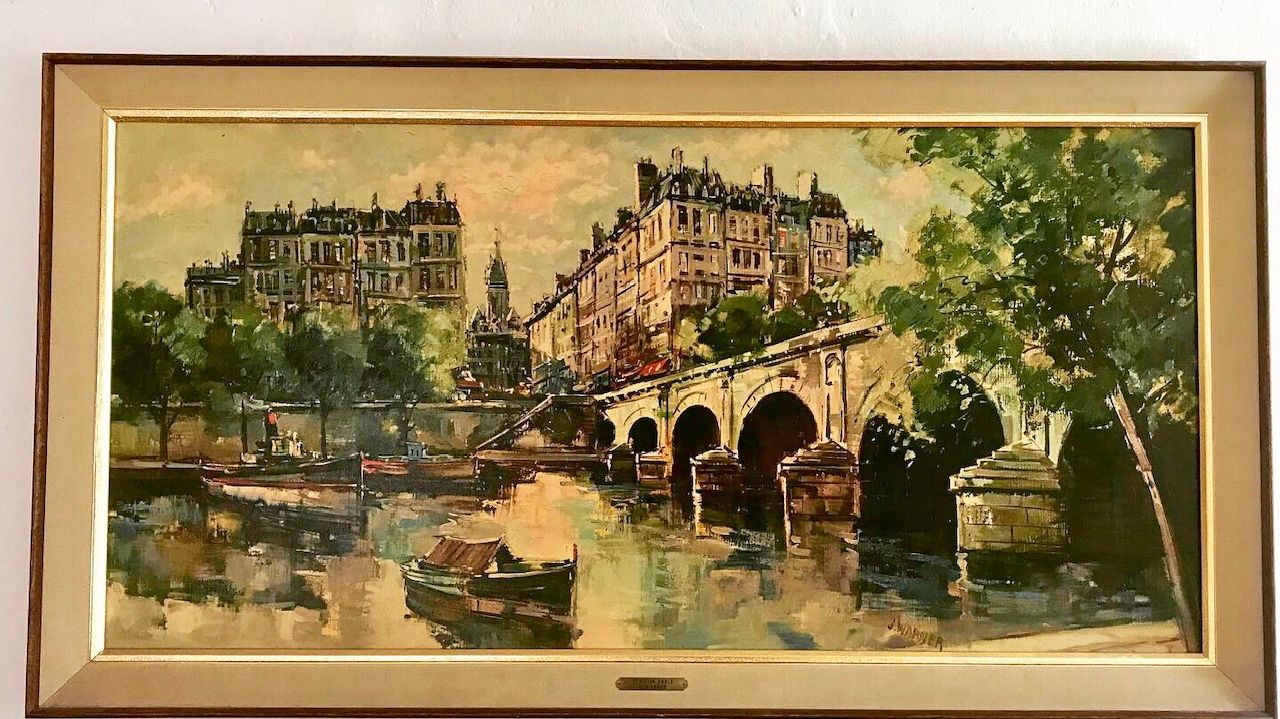 Mid Century Modern Framed April In Paris Cityscape Apartment Therapy S Bazaar