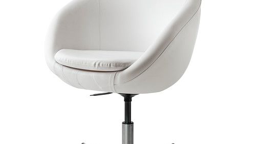 Ikea Skruvsta White Swivel Chair Like Brand New Apartment Therapy S Bazaar