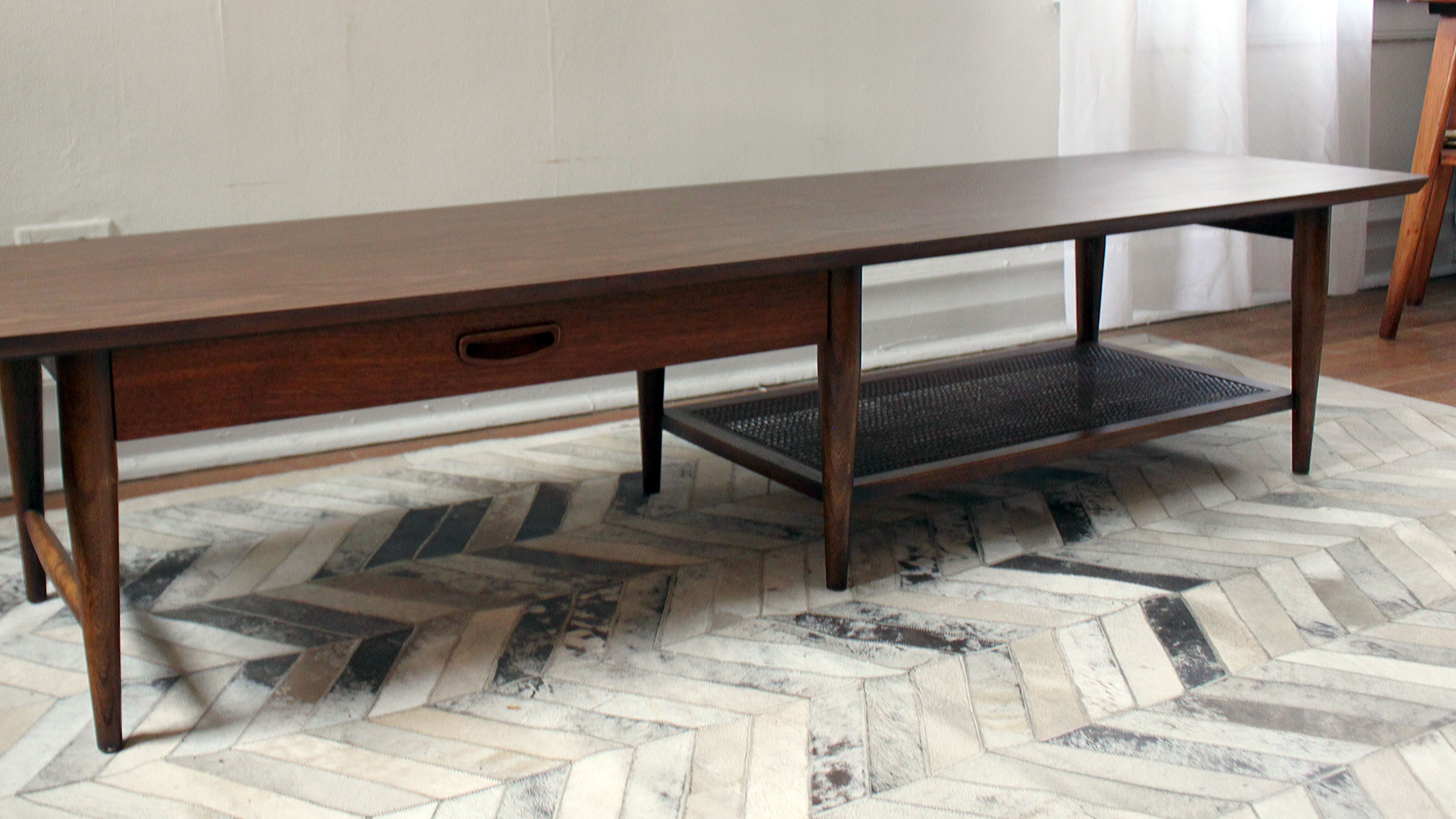 Vintage Mcm Lane Surfboard Coffee Table Apartment Therapy S Bazaar