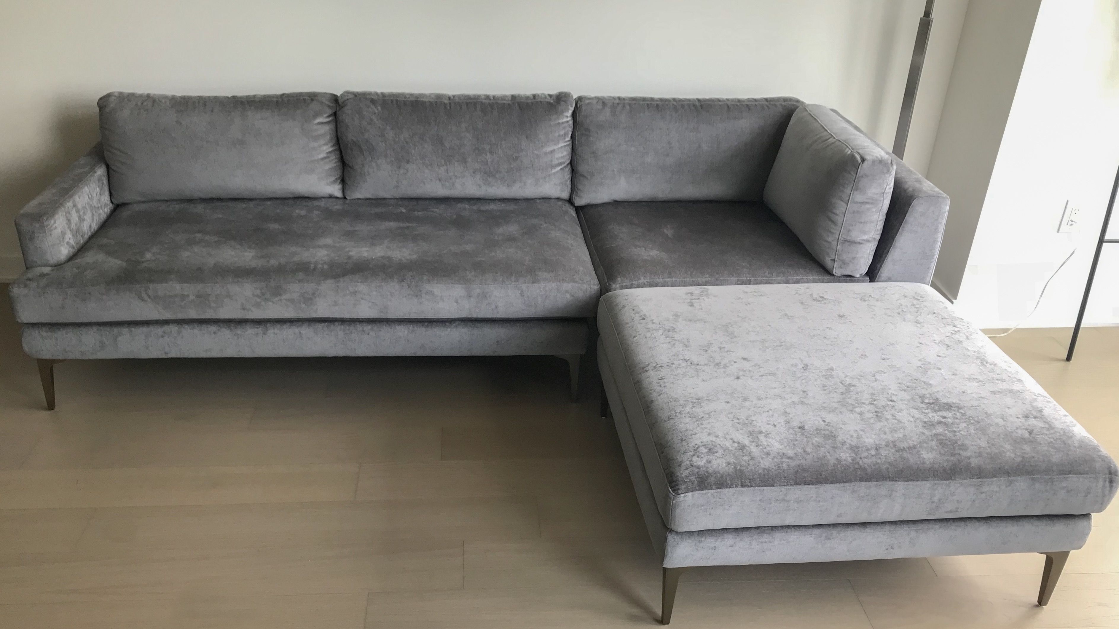 West Elm Andes 3 Piece Chaise Sectional Sofa Apartment Therapy S