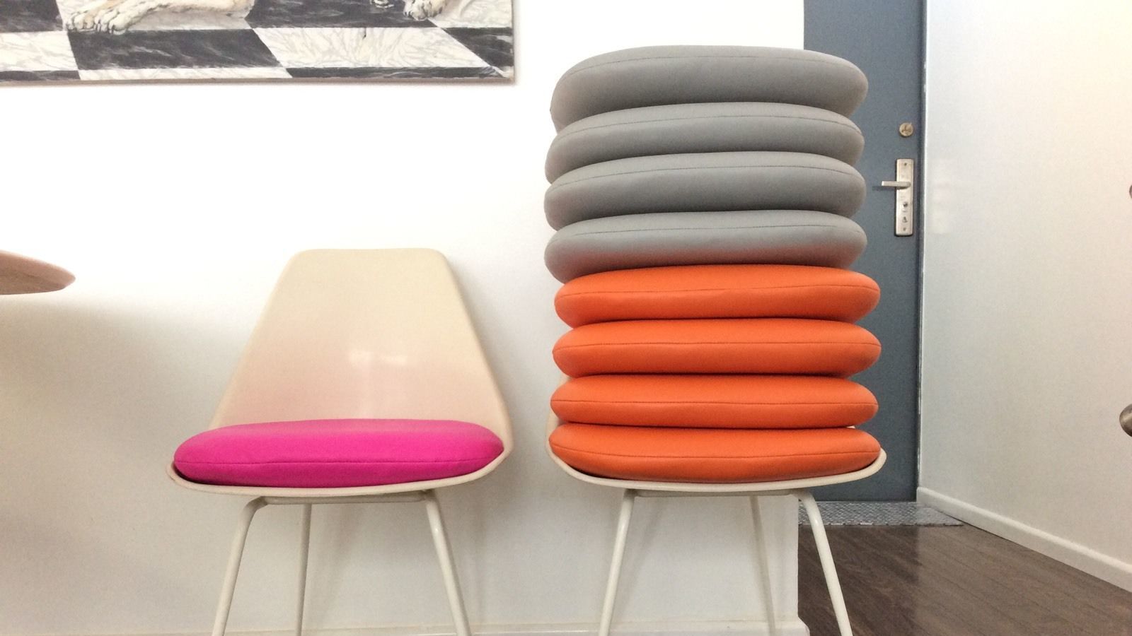 Set Of 4 Cushions For Saarinen Burke Tulip Chairs Apartment Therapy S Bazaar