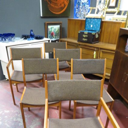 Vintage Danish Modern Set Of 6 D Scan Chairs Sale Apartment Therapy S Bazaar