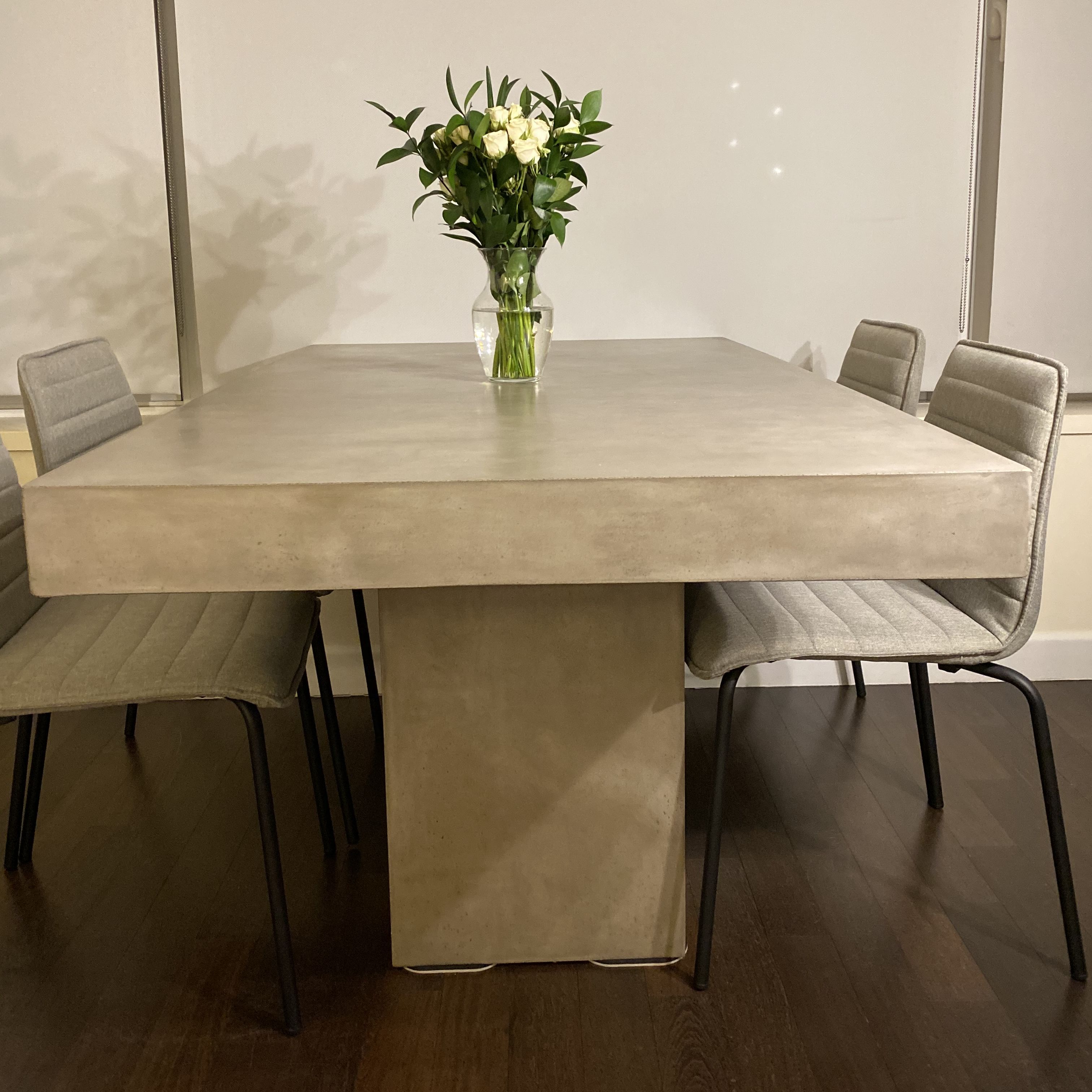Fuze Grey Dining Table Apartment Therapy S Bazaar