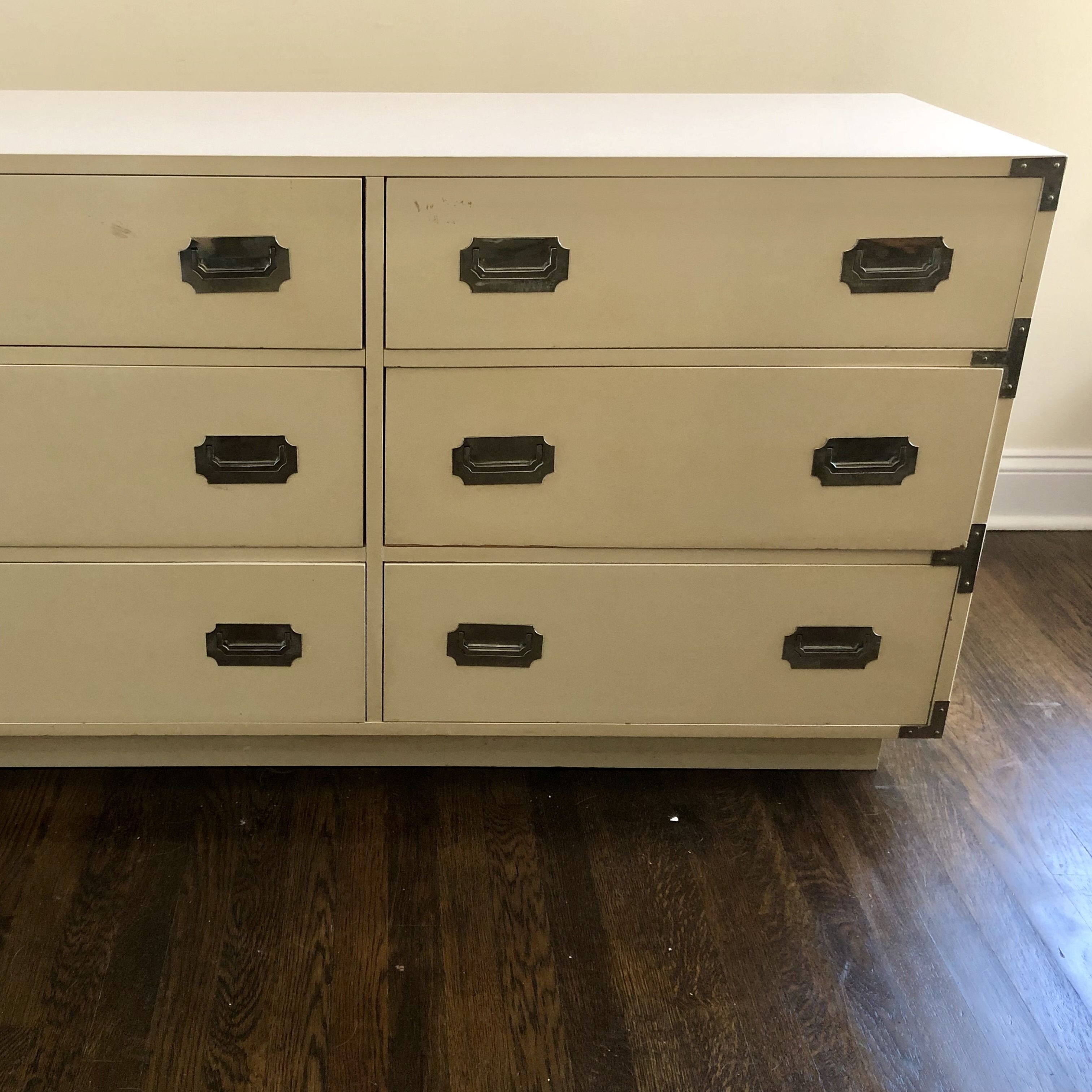 Dixie Campaigner 6 Drawer Dresser White Apartment Therapy S