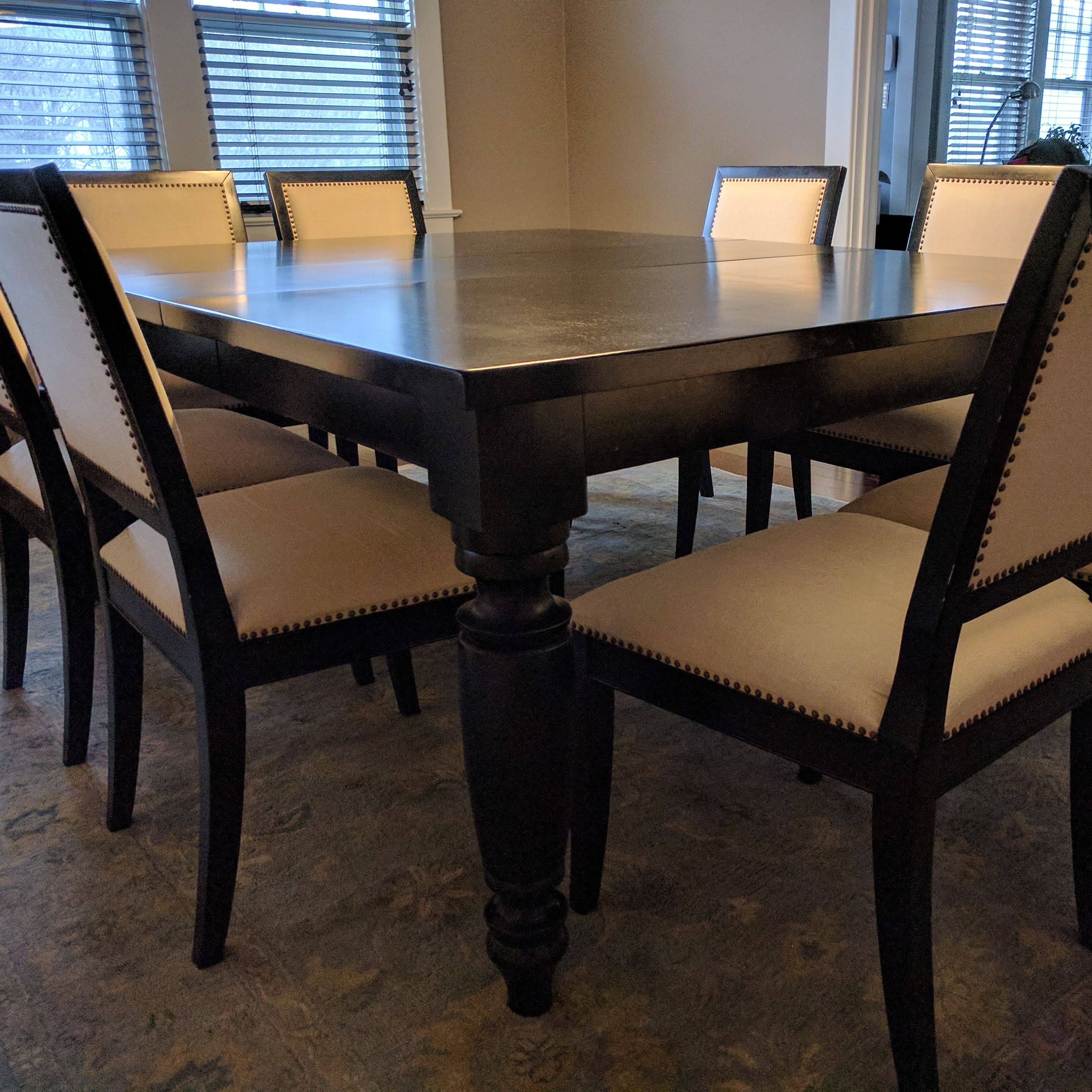 Pottery Barn Amherst Dining Table And Chairs Apartment Therapy S