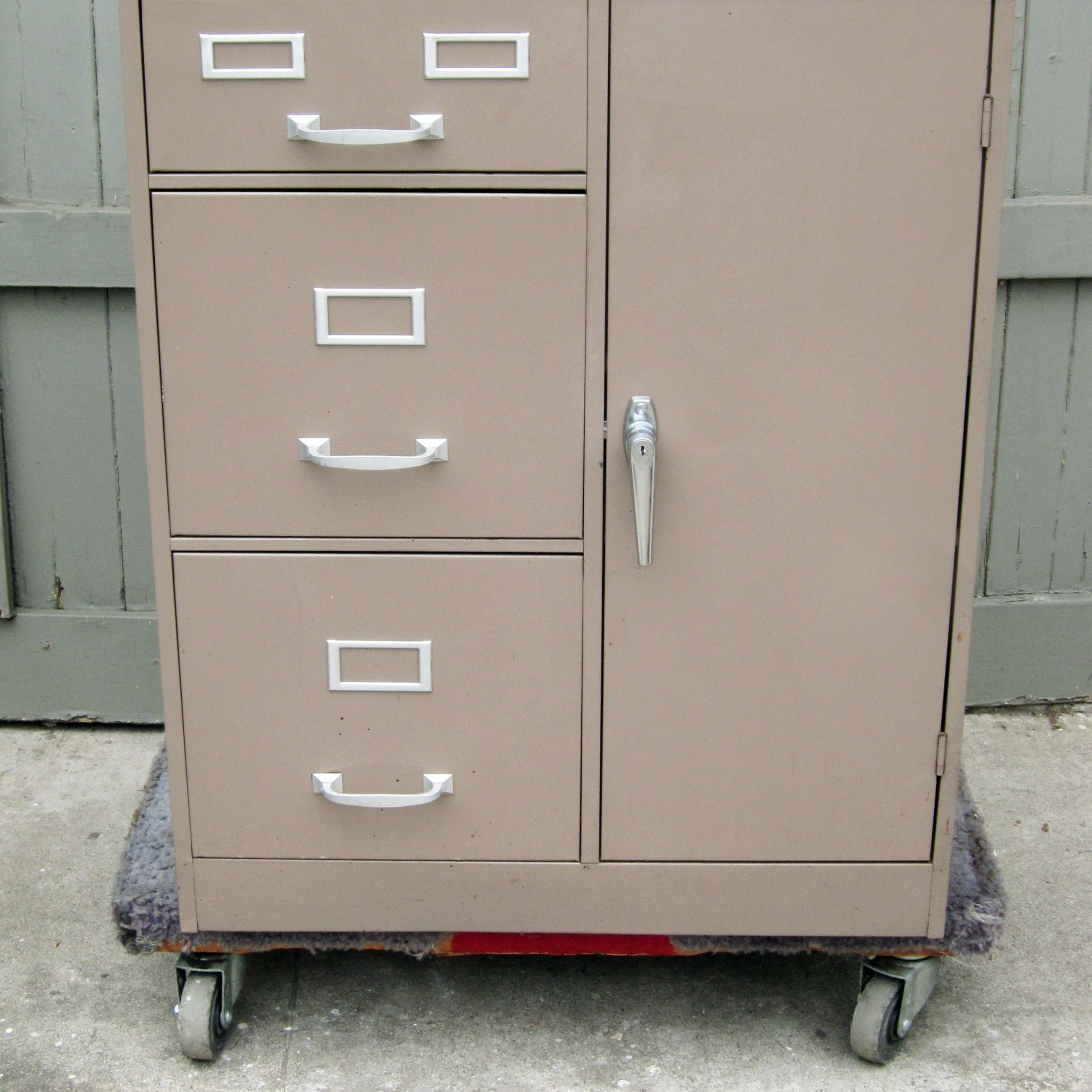 Mid Century Steelmaster File Cabinet With Safe Apartment