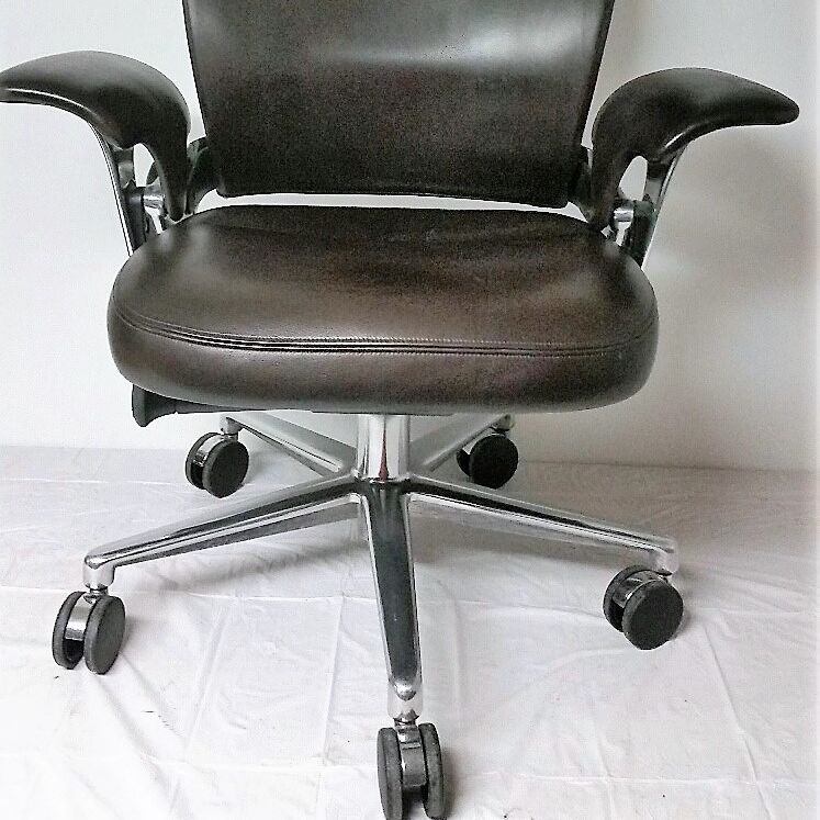 Steelcase Leap Work Lounge Brown Leather Apartment Therapy S Bazaar