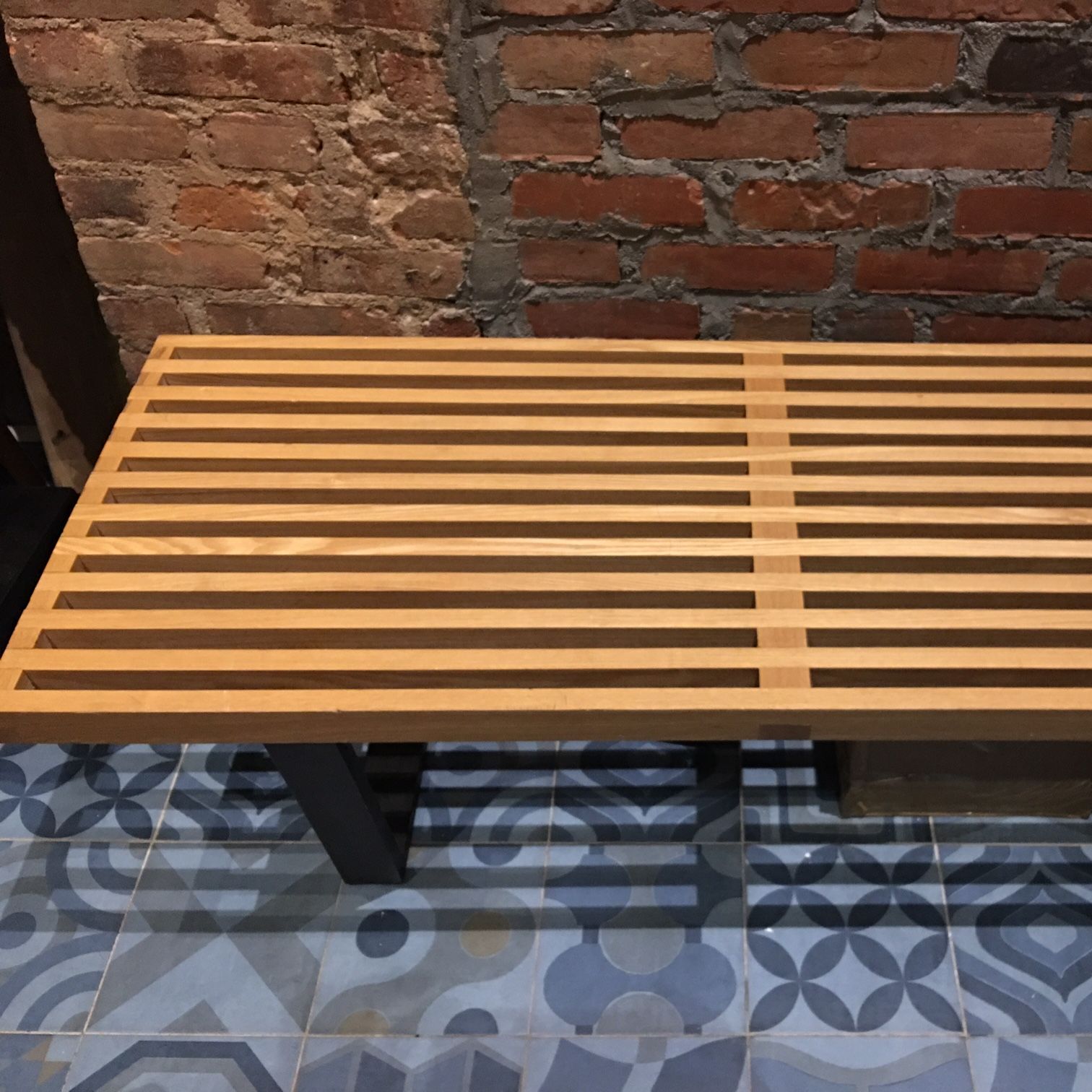 George Nelson Platform Style Bench 5 Replica Apartment