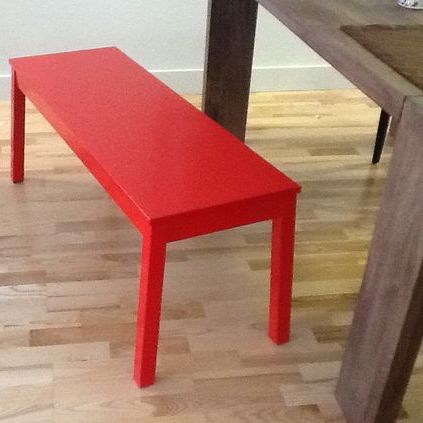 Ikea Sigurd Bench In Red Apartment Therapy S Bazaar
