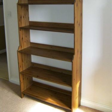 Ikea Leksvik Antique Wood Bookcase A Condition Apartment