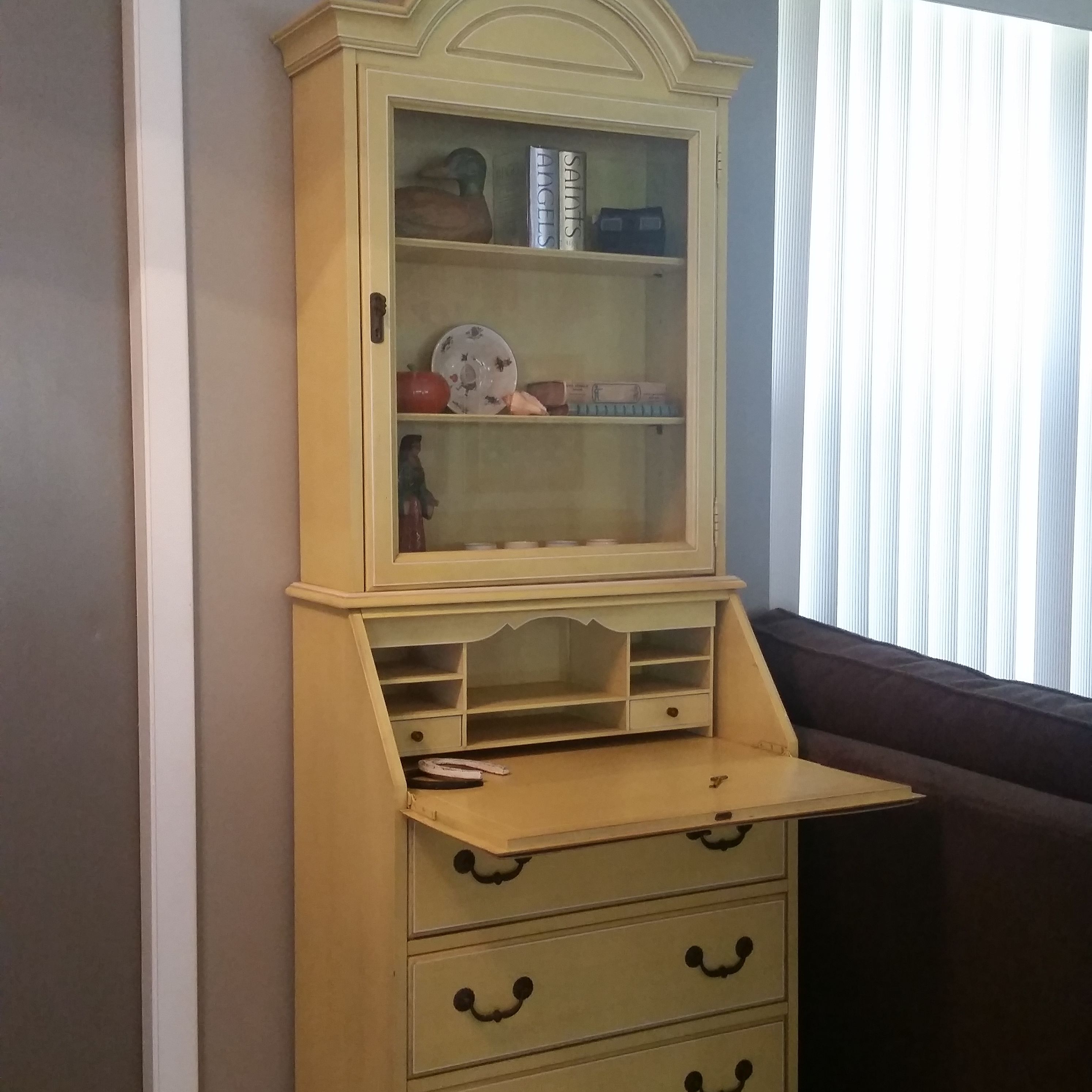 Sale Vintage Jasper Cabinet Secretary Desk Apartment Therapy S