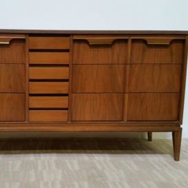 Mcm Basic Witz Walnut 9 Drawer Dresser Apartment Therapy S Bazaar The horizontal dresser presents a continuous front with nine d. mcm basic witz walnut 9 drawer dresser