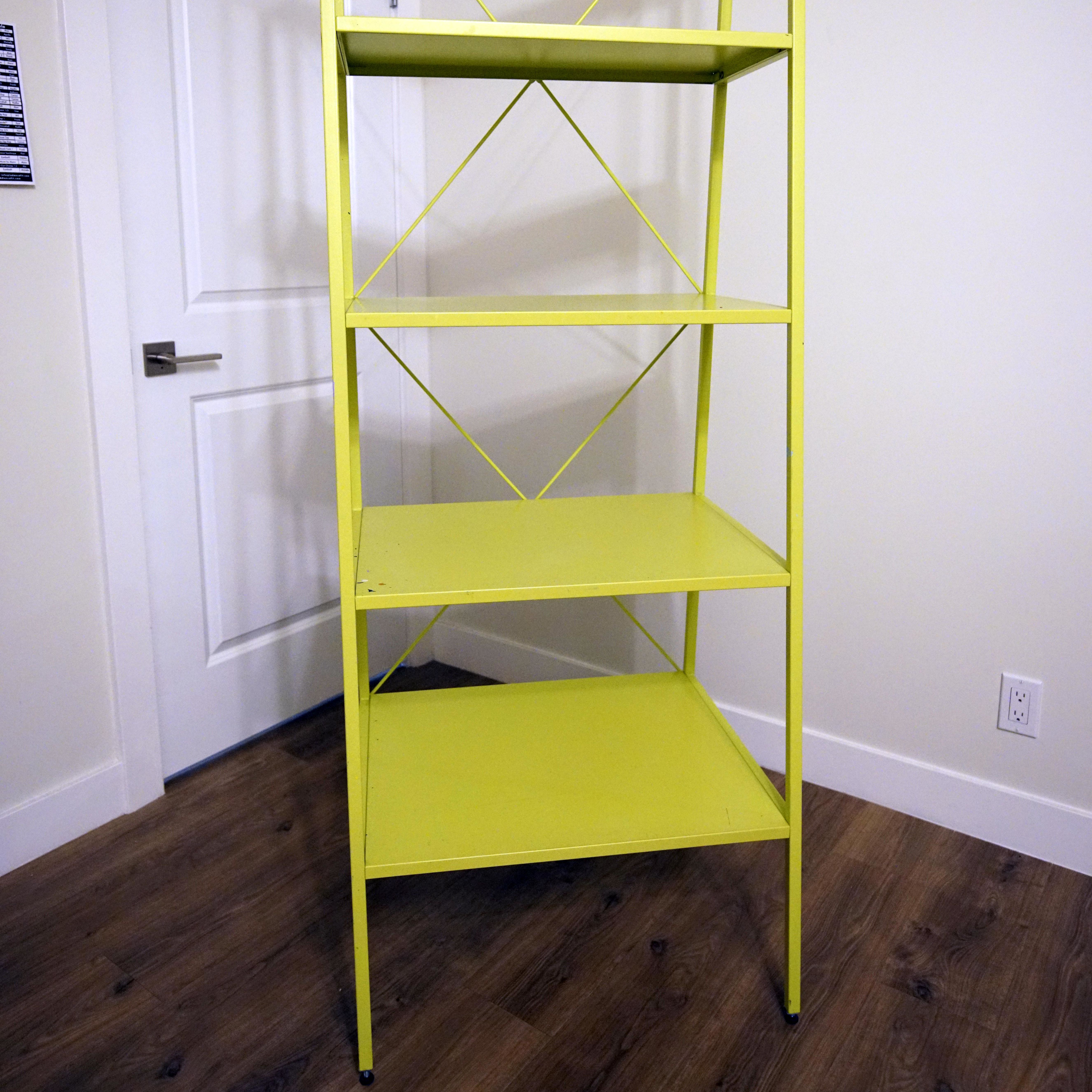 Cb2 Hancock Chartreuse Shelf Apartment Therapy S Bazaar Our home office furniture category offers a great selection of bookcases and more. apartment therapy s bazaar