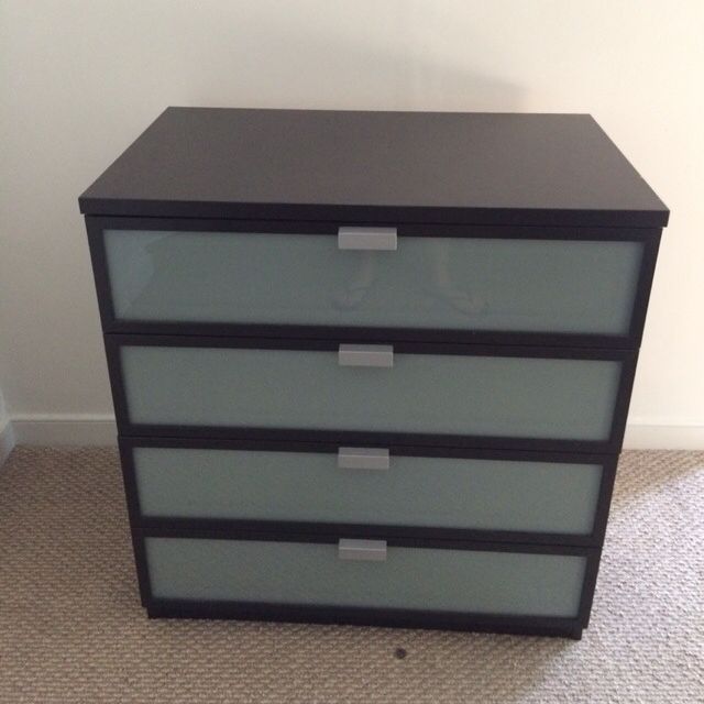 Ikea Hopen 4 Drawer Dresser Black Apartment Therapy S Bazaar