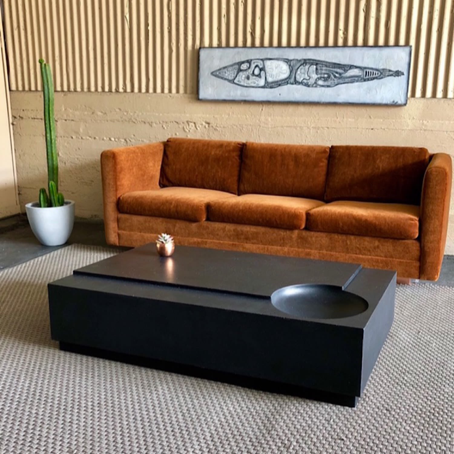 Lightweight Concrete Coffee Table Made In La Apartment