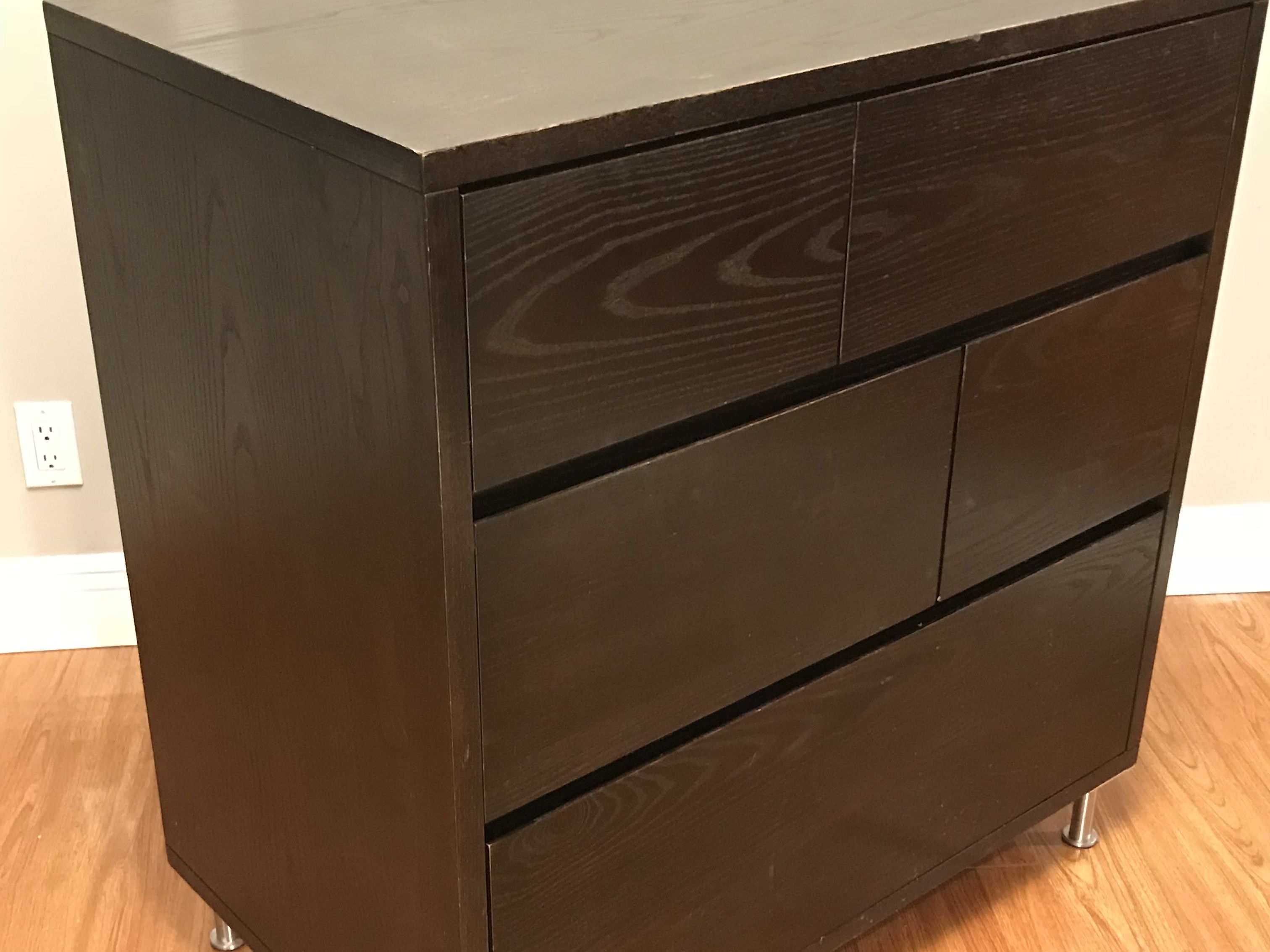 Chocolate Hudson 5 Drawer Dresser Apartment Therapy S Bazaar