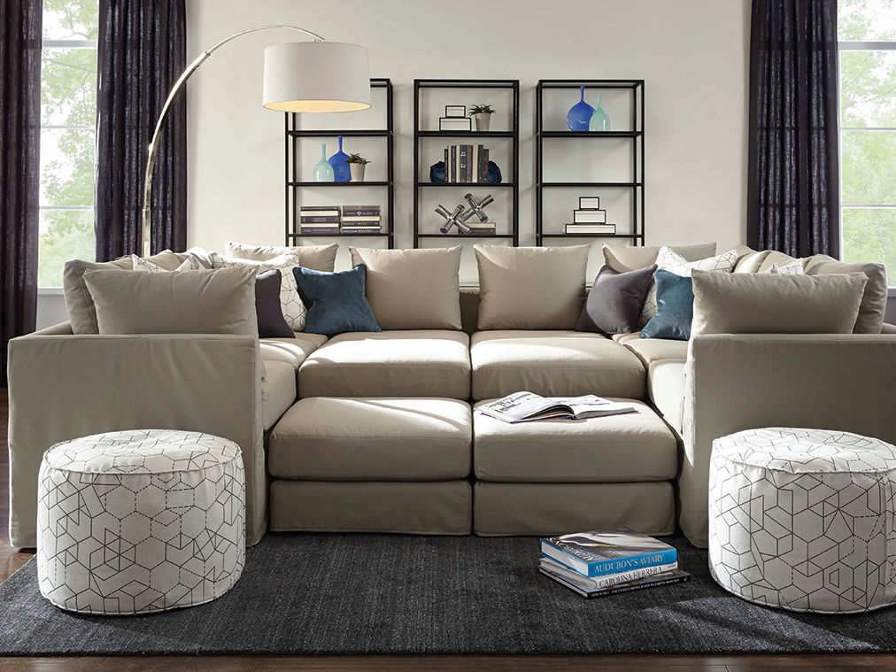 Mitchell Gold Bob Williams Dr Pitt Sectional Apartment