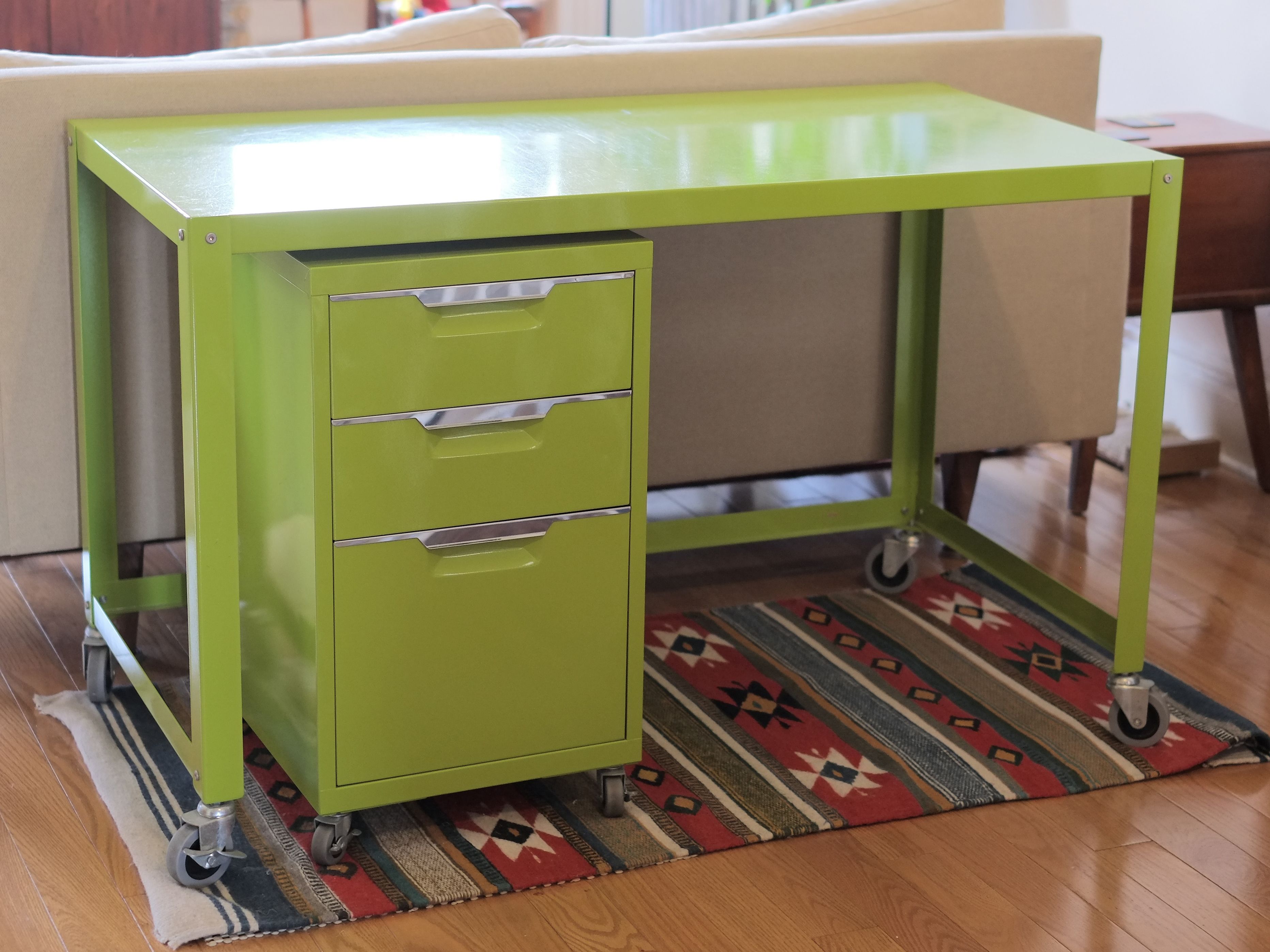 Cb2 Go Cart Desk And Filing Cabinet Apartment Therapy S Bazaar