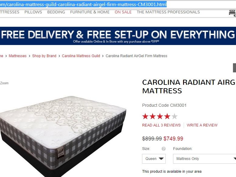 Queen Gel Foam Mattress Firm Barely Used Apartment Therapy S Bazaar