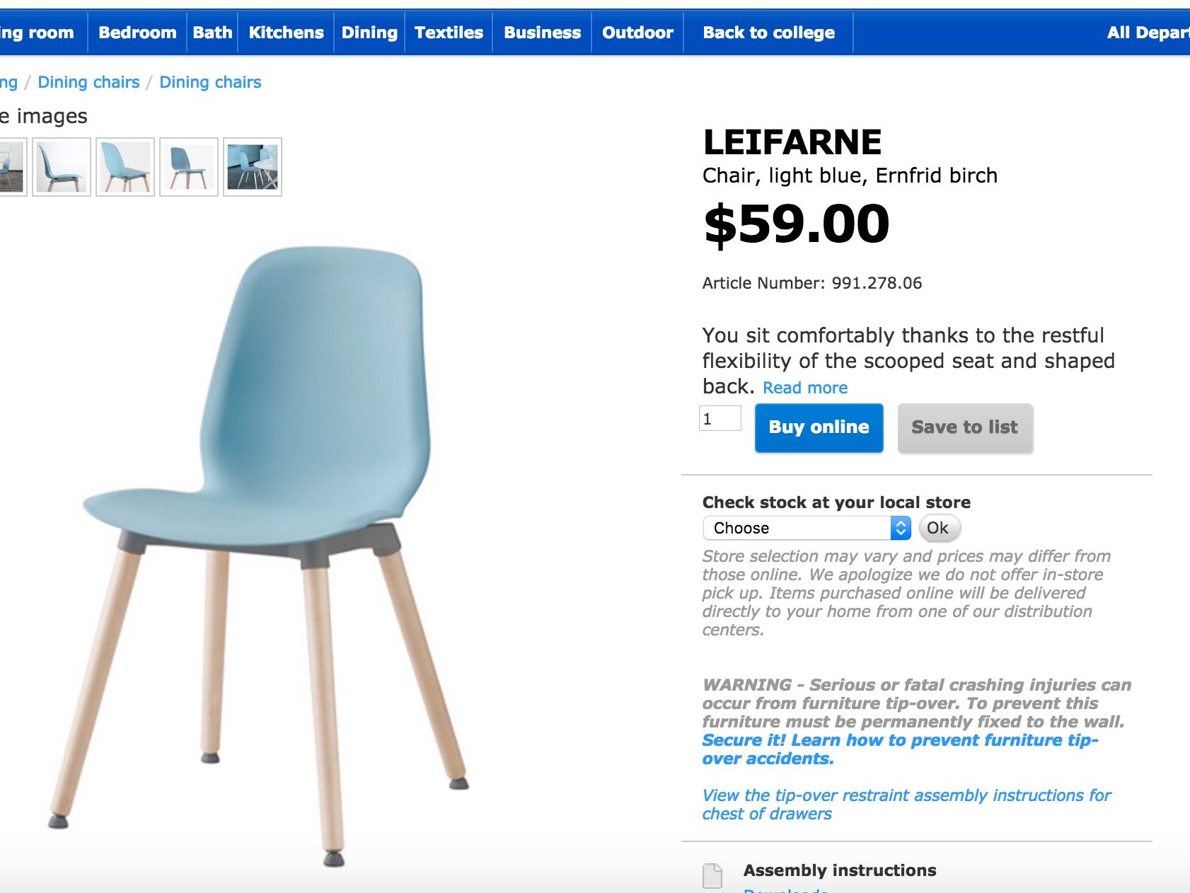 Ikea Chairs How To Assemble Ikea Leifarne Chair