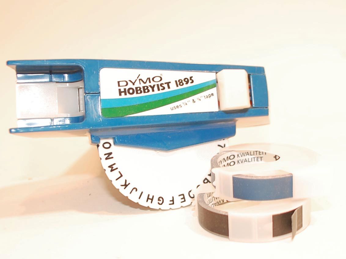 Vintage Dymo Hobbyist Label-Maker with Two Tapes