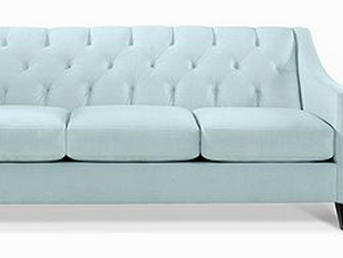 Macy S Chloe 76 Tufted Couch Sofa Grey Seafoam Apartment
