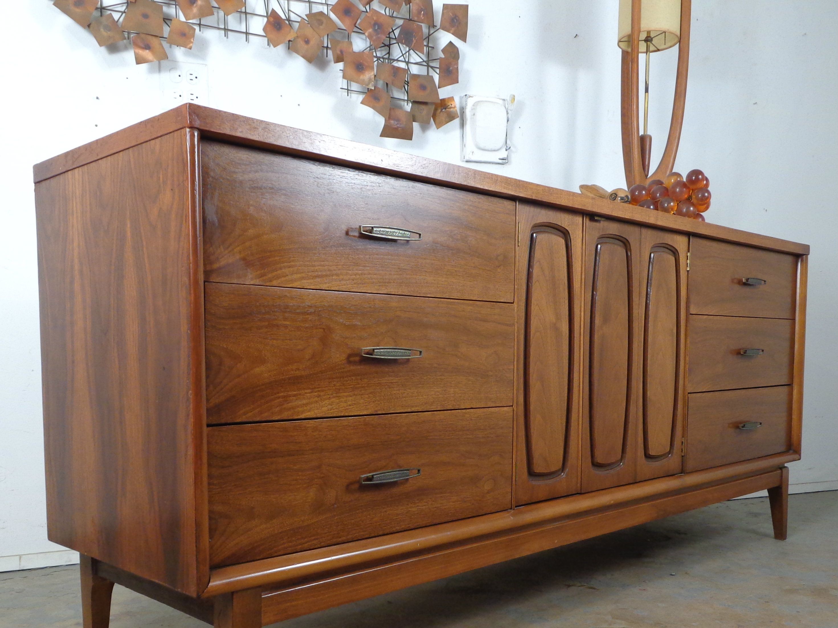 Mid Century Broyhill Emphasis Dresser Credenza Apartment