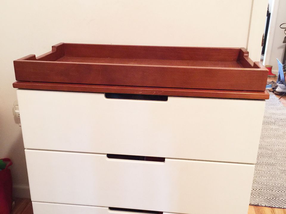 Amber And White Dresser And Changer Apartment Therapy S Bazaar