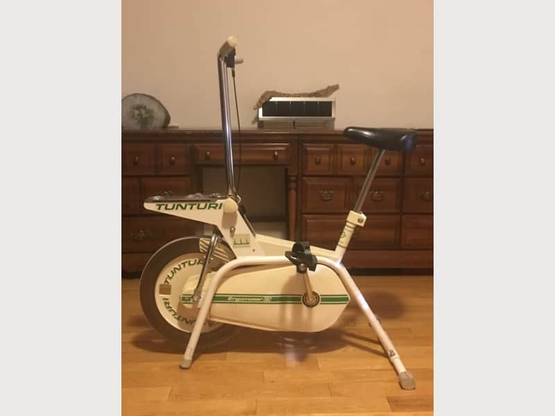 vintage tunturi exercise bike