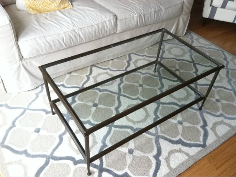 Classic Glass Coffee Table Crate Barrel Pia Apartment Therapy S Bazaar