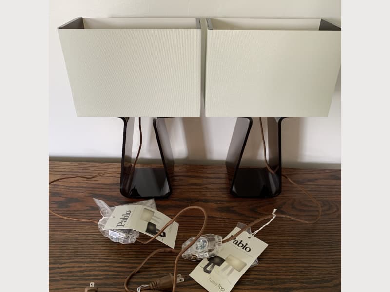 tube top table lamp