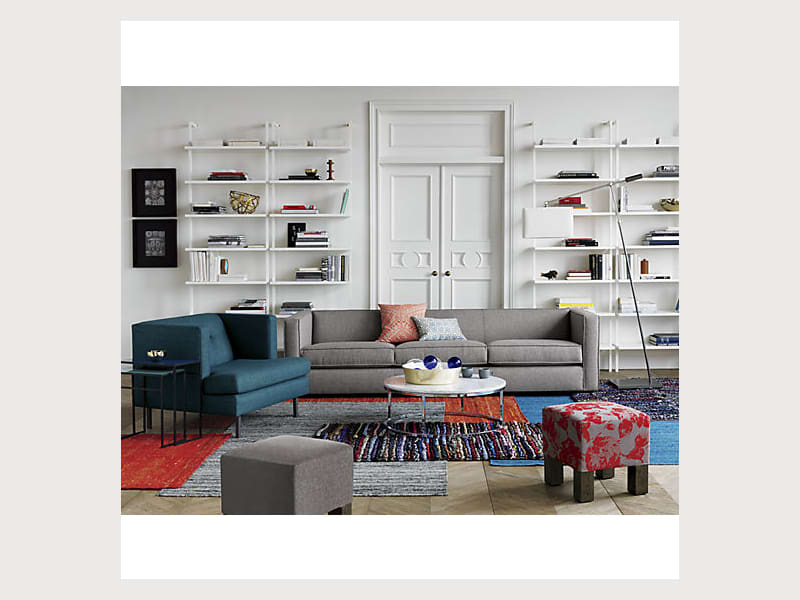 Cb2 Stairway Bookshelf White Apartment Therapy S Bazaar Shop stairway white ladder bookcase. crate and barrel