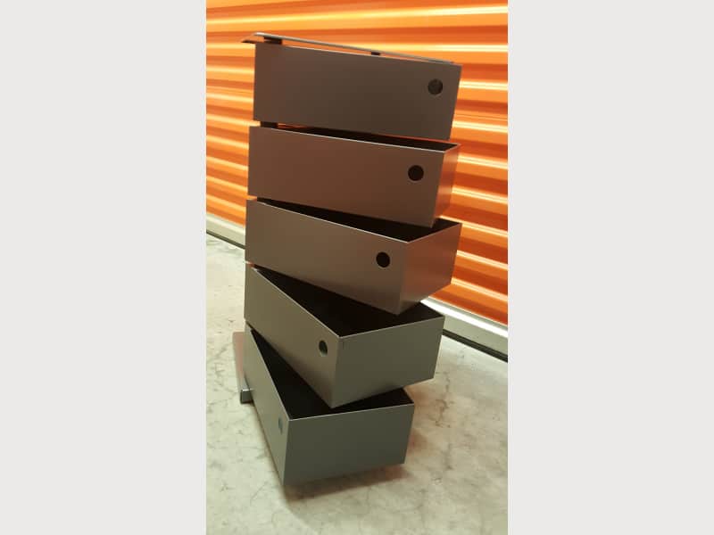 Metal 5-Bin Storage Tower - Anthracite - Apartment Therapy's Bazaar.