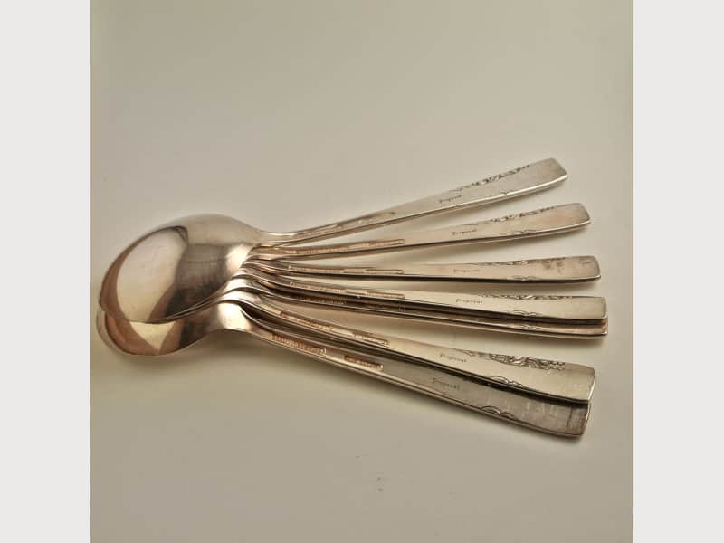 Silver Plate Soup Spoons Set of 8 Rogers 1881 ...