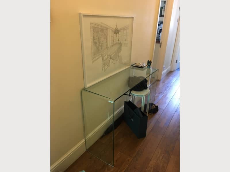 Glass Console Table Gala Habitat Apartment Therapy S Bazaar