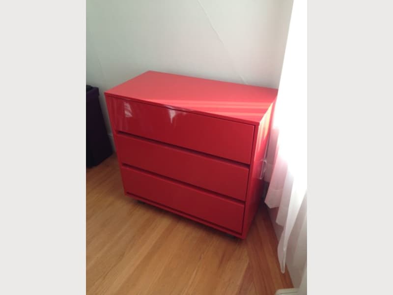 Cb2 Red Chest Of Drawers Apartment Therapy S Bazaar