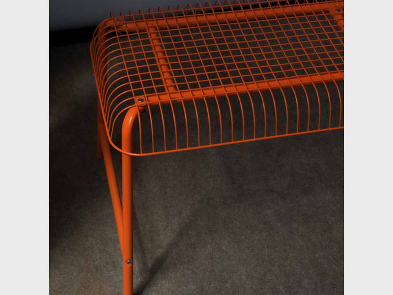 Ikea Vasteron Orange Indoor Outdoor Bench Apartment Therapy S Bazaar