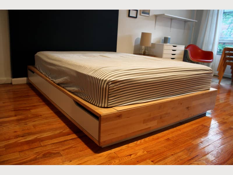 Ikea Mandal Storage Bed Frame Full Double Size Apartment Therapy S Bazaar