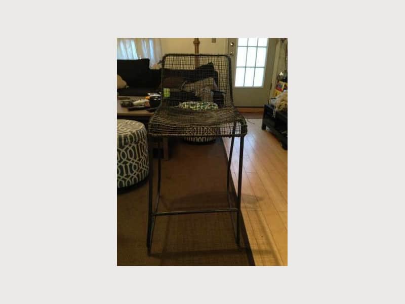 4 Cb2 Reed Chair Bar Stools Complete Set 350 Apartment Therapy S Bazaar