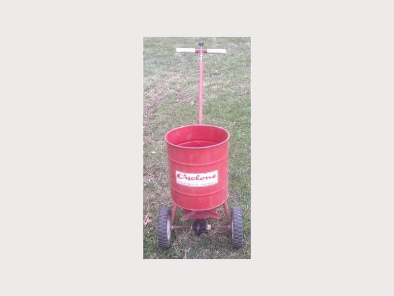 Vintage "Red Tornado" Cyclone Seed Spreader - Apartment Therapy's Bazaar.