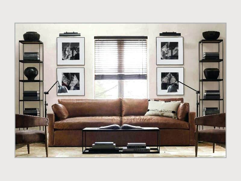 Maxwell Leather Sofa Restoration Hardware Apartment Therapy S