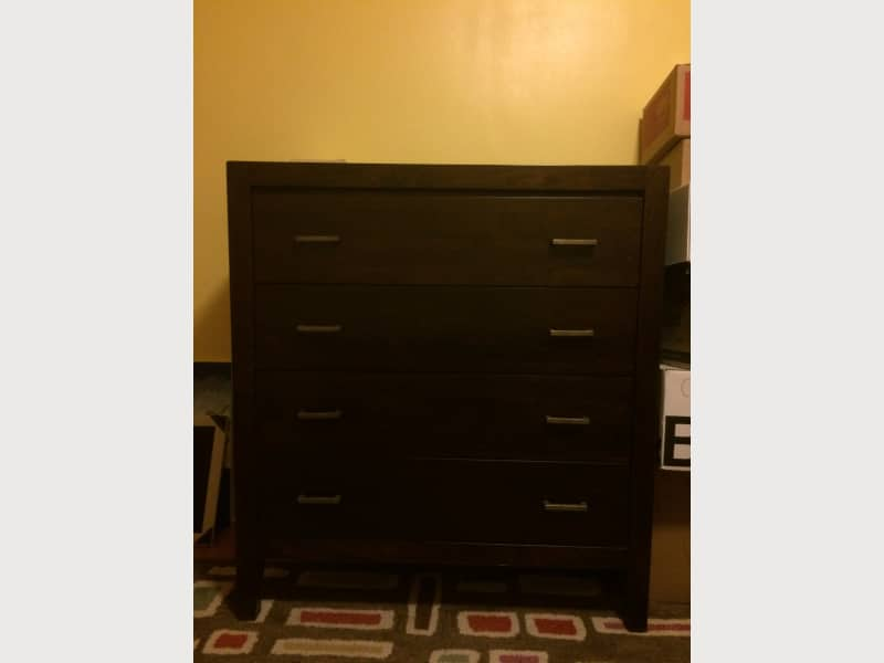 Crate Barrel Dawson Clove 4 Drawer Dresser Apartment Therapy S