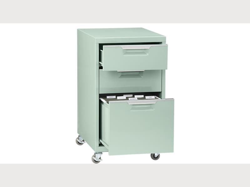 Cb2 Mint File Cabinet Rolling Price Reduced Apartment Therapy S Bazaar