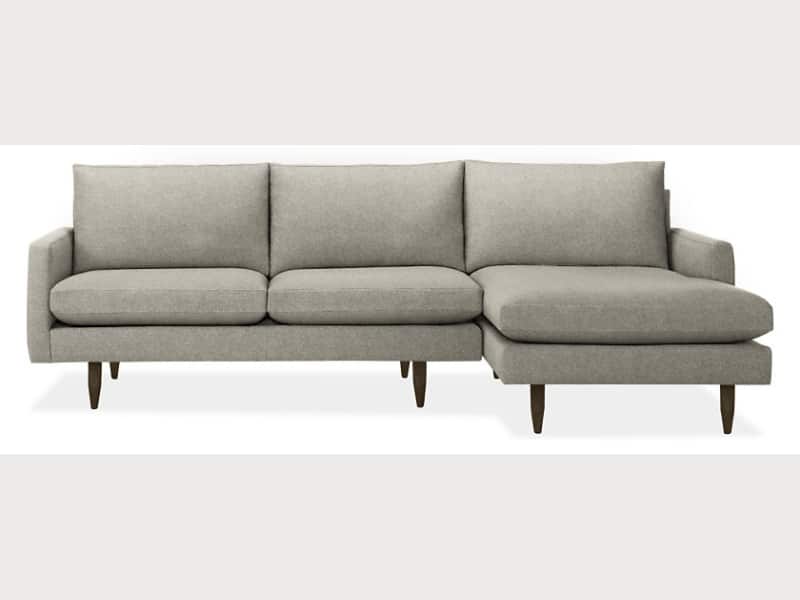 Room Board Jasper 104 Sofa W Chaise Apartment Therapy S Bazaar