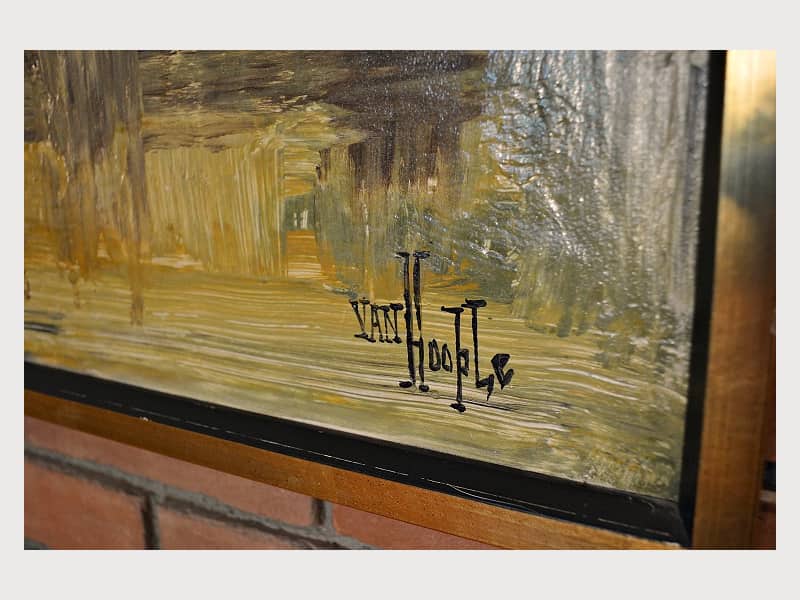 Mid Century Original Van Hoople Oil Painting Apartment Therapy S