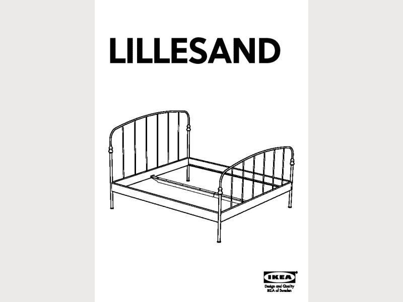 Ikea Lillesand Wrought Iron Style Bedframe Apartment Therapy S Bazaar